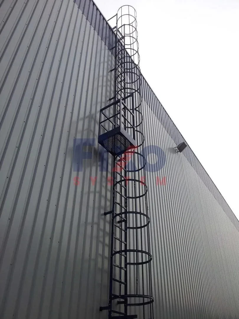 Widok zamontowanego kosza ochronnego — FIXO SYSTEM